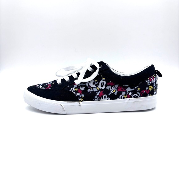 Mickey‎ Mouse Women's Ground Up Casual Print Low Top Canvas Sneakers size 11 - Picture 2 of 13